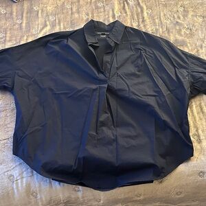 French Connection Deep Blue Collared Shirt